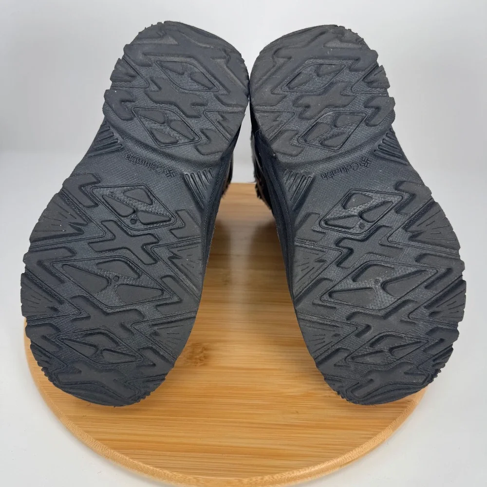 Columbia Kids Bugaboot Plus IV Omni-Heat Waterproof Winter Boots Black Kids Sz 4